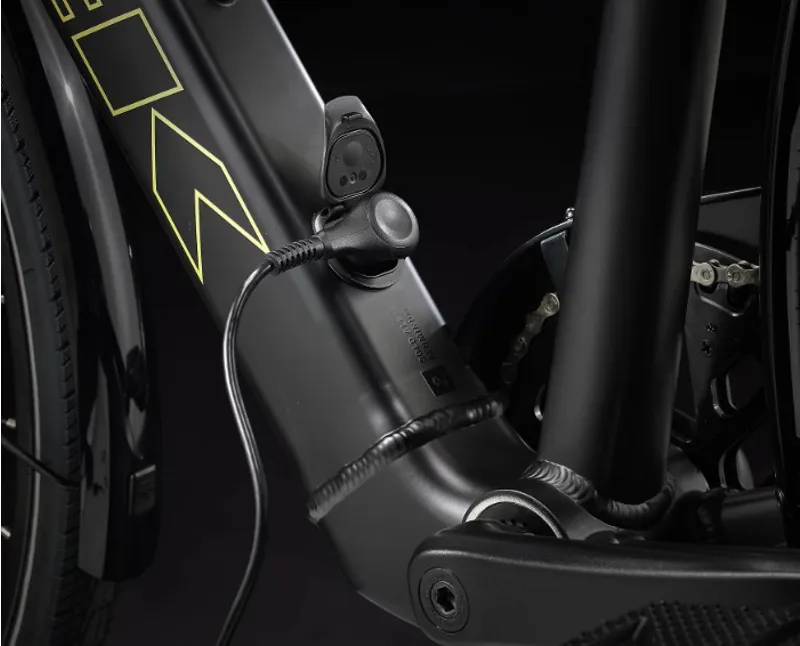 Trek FX+ 2 Electric Hybrid Bike 2025 in Satin Trek Black-4